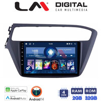 LM Digital - LM ZN4226 GPS Οθόνη OEM Multimedia Αυτοκινήτου για Hyundai i20 2019> (CarPlay/AndroidAuto/BT/GPS/WIFI/GPRS) electriclife