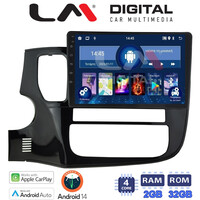 LM Digital - LM ZN4231 GPS Οθόνη OEM Multimedia Αυτοκινήτου για MITSUBISHI OUTLANDER  2013> (CarPlay/AndroidAuto/BT/GPS/WIFI/GPRS) electriclife