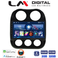 LM Digital - LM ZN4252 GPS Οθόνη OEM Multimedia Αυτοκινήτου για JEEP COMPASS 2011>2016 (CarPlay/AndroidAuto/BT/GPS/WIFI/GPRS) electriclife