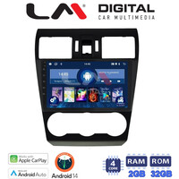 LM Digital - LM ZN4262 GPS Οθόνη OEM Multimedia Αυτοκινήτου για SUBARU IMPREZA-FORESTER 2013> (CarPlay/AndroidAuto/BT/GPS/WIFI/GPRS) electriclife