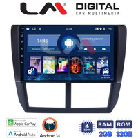 LM Digital - LM ZN4272 GPS Οθόνη OEM Multimedia Αυτοκινήτου για SUBARU IMPREZA-FORESTER 2009>2012 (CarPlay/AndroidAuto/BT/GPS/WIFI/GPRS) electriclife
