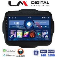LM Digital - LM ZN4273 GPS Οθόνη OEM Multimedia Αυτοκινήτου για Jeep Gran Cherokee 2014 > (CarPlay/AndroidAuto/BT/GPS/WIFI/GPRS) electriclife