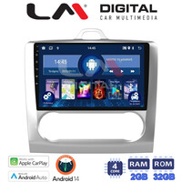 LM Digital - LM ZN4328 GPS Οθόνη OEM Multimedia Αυτοκινήτου για FORD FOCUS 2004>2012 (CarPlay/AndroidAuto/BT/GPS/WIFI/GPRS) electriclife