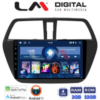 LM Digital - LM ZN4337 GPS Οθόνη OEM Multimedia Αυτοκινήτου για SUZUKI SX4 SCROSS 2014> (CarPlay/AndroidAuto/BT/GPS/WIFI/GPRS) electriclife