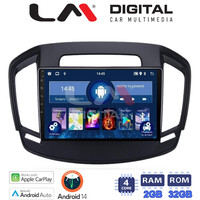 LM Digital - LM ZN4338 GPS Οθόνη OEM Multimedia Αυτοκινήτου για OPEL INSIGNIA  2014> (CarPlay/AndroidAuto/BT/GPS/WIFI/GPRS) electriclife