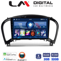 LM Digital - LM ZN4352 GPS Οθόνη OEM Multimedia Αυτοκινήτου για NISSAN JUKE 2009> (CarPlay/AndroidAuto/BT/GPS/WIFI/GPRS) electriclife