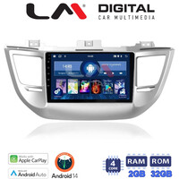 LM Digital - LM ZN4361 GPS Οθόνη OEM Multimedia Αυτοκινήτου για Hyundai Tucson 2015 < 2019 (CarPlay/AndroidAuto/BT/GPS/WIFI/GPRS) electriclife
