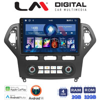 LM Digital - LM ZN4367C GPS Οθόνη OEM Multimedia Αυτοκινήτου για FORD MONDEO 2007 > 2010 (CarPlay/AndroidAuto/BT/GPS/WIFI/GPRS) electriclife