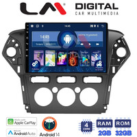 LM Digital - LM ZN4368C GPS Οθόνη OEM Multimedia Αυτοκινήτου για FORD MONDEO 2010 > 2013 (CarPlay/AndroidAuto/BT/GPS/WIFI/GPRS) electriclife