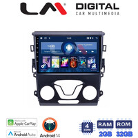 LM Digital - LM ZN4369 GPS Οθόνη OEM Multimedia Αυτοκινήτου για FORD MONDEO 2014> (CarPlay/AndroidAuto/BT/GPS/WIFI/GPRS) electriclife