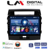 LM Digital - LM ZN4383 GPS Οθόνη OEM Multimedia Αυτοκινήτου για TOYOTA LANDCRUISER 2008>2015   (CarPlay/AndroidAuto/BT/GPS/WIFI/GPRS) electriclife