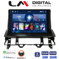 LM Digital - LM ZN4437 GPS Οθόνη OEM Multimedia Αυτοκινήτου για MAZDA 6 2002 > 2005 (CarPlay/AndroidAuto/BT/GPS/WIFI/GPRS) electriclife