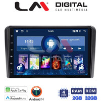 LM Digital - LM ZN4480 GPS Οθόνη OEM Multimedia Αυτοκινήτου για VW All (CarPlay/AndroidAuto/BT/GPS/WIFI/GPRS) electriclife