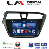 LM Digital - LM ZN4517 GPS Οθόνη OEM Multimedia Αυτοκινήτου για Hyundai i20 2015> (CarPlay/AndroidAuto/BT/GPS/WIFI/GPRS) electriclife