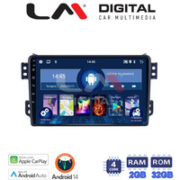 LM Digital - LM ZN4540 GPS Οθόνη OEM Multimedia Αυτοκινήτου για OPEL AGILA - SUZUKI ALTO 2008> (CarPlay/AndroidAuto/BT/GPS/WIFI/GPRS) electriclife