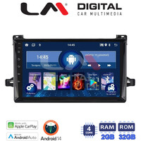 LM Digital - LM ZN4562 GPS Οθόνη OEM Multimedia Αυτοκινήτου για TOYOTA PRIUS 2016>  (CarPlay/AndroidAuto/BT/GPS/WIFI/GPRS) electriclife