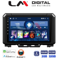 LM Digital - LM ZN4570 GPS Οθόνη OEM Multimedia Αυτοκινήτου για SUZUKI JIMNY 2018> (CarPlay/AndroidAuto/BT/GPS/WIFI/GPRS) electriclife
