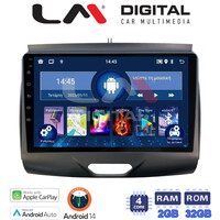 LM Digital - LM ZN4576A GPS Οθόνη OEM Multimedia Αυτοκινήτου για Ford Ranger 2015 > 2020 (CarPlay/AndroidAuto/BT/GPS/WIFI/GPRS) electriclife