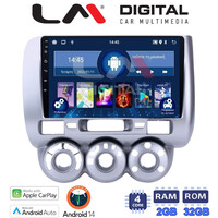 LM Digital - LM ZN4730 GPS Οθόνη OEM Multimedia Αυτοκινήτου για HONDA JAZZ 2002>2009 (CarPlay/AndroidAuto/BT/GPS/WIFI/GPRS) electriclife