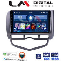 LM Digital - LM ZN4731 GPS Οθόνη OEM Multimedia Αυτοκινήτου για Honda Jazz 2003 - 2008 (CarPlay/AndroidAuto/BT/GPS/WIFI/GPRS) electriclife