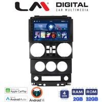 LM Digital - LM ZN4748B GPS Οθόνη OEM Multimedia Αυτοκινήτου για JEEP WRANGLER 2007 > 2011 (CarPlay/AndroidAuto/BT/GPS/WIFI/GPRS) electriclife