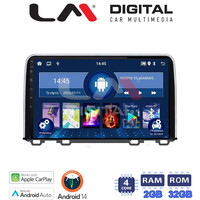 LM Digital - LM ZN4912 GPS Οθόνη OEM Multimedia Αυτοκινήτου για HONDA CRV 2017> (CarPlay/AndroidAuto/BT/GPS/WIFI/GPRS) electriclife