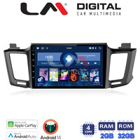 LM Digital - LM ZN4947 GPS Οθόνη OEM Multimedia Αυτοκινήτου για TOYOTA RAV 4  2013 > 2020 (CarPlay/AndroidAuto/BT/GPS/WIFI/GPRS) electriclife