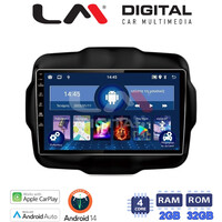 LM Digital - LM ZN4952 GPS Οθόνη OEM Multimedia Αυτοκινήτου για RENEGADE 2014> (CarPlay/AndroidAuto/BT/GPS/WIFI/GPRS) electriclife