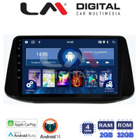 LM Digital - LM ZN4960 GPS Οθόνη OEM Multimedia Αυτοκινήτου για Hyundai i30 2018> (CarPlay/AndroidAuto/BT/GPS/WIFI/GPRS) electriclife