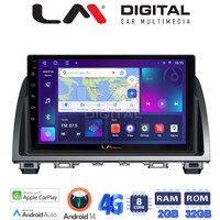 LM Digital - LM ZR8212 GPS Οθόνη OEM Multimedia Αυτοκινήτου για Mazda 6 2013 > 2017 (CarPlay/AndroidAuto/BT/GPS/WIFI/GPRS) electriclife