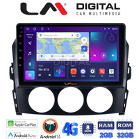 LM Digital - LM ZR8530 GPS Οθόνη OEM Multimedia Αυτοκινήτου για Mazda MX5 2005 > 2015 (CarPlay/AndroidAuto/BT/GPS/WIFI/GPRS) electriclife