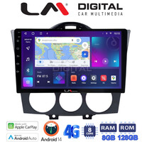 LM Digital - LM ZT8304 GPS Οθόνη OEM Multimedia Αυτοκινήτου για ΠΡΟΣΟΧΗ!!! ΜΕΤΑ ΤΗΝ ΤΟΠΟΘΕΤΗΣΗ Η ΟΘΟΝΗ ΘΑ ΕΞΕΧΕΙ ΑΠO ΤΟ ΤΑΜΠΛΟ 2cmMazda RX8 2001 > 2008 (CarPlay/AndroidAuto/BT/GPS/WIFI/GPRS) electriclife