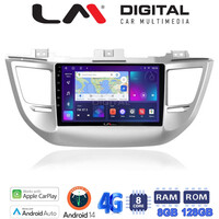 LM Digital - LM ZT8361 GPS Οθόνη OEM Multimedia Αυτοκινήτου για Hyundai Tucson 2015 < 2019 (CarPlay/AndroidAuto/BT/GPS/WIFI/GPRS) electriclife