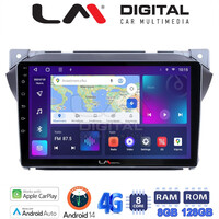 LM Digital - LM ZT8449 GPS Οθόνη OEM Multimedia Αυτοκινήτου για Suzuki Alto 2009>2016 (CarPlay/AndroidAuto/BT/GPS/WIFI/GPRS) electriclife