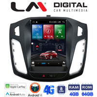 LM Digital - LM TC8501 GPS Οθόνη OEM Multimedia τυπου Tesla 9,7inch Ford Focus 2011 > 2018 (CarPlay/AndroidAuto/BT/GPS/WIFI/GPRS) electriclife