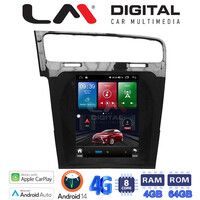 LM Digital - LM TC8591 GPS Οθόνη OEM Multimedia τυπου Tesla 9,7inch VW Golf 7 (CarPlay/AndroidAuto/BT/GPS/WIFI/GPRS) electriclife