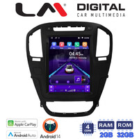 LM Digital - LM TN4114BL GPS Οθόνη OEM Multimedia τυπου Tesla 9,7inch Opel Insignia (CarPlay/AndroidAuto/BT/GPS/WIFI/GPRS) electriclife