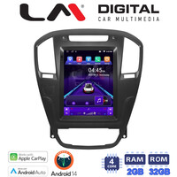 LM Digital - LM TN4114BL GPS Οθόνη OEM Multimedia τυπου Tesla 9,7inch Opel Insignia (CarPlay/AndroidAuto/BT/GPS/WIFI/GPRS) electriclife