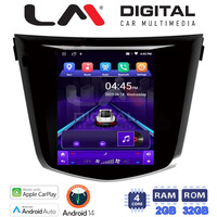 LM Digital - LM TN4353 GPS Οθόνη OEM Multimedia τυπου Tesla 9,7inch Nissan Qashqai J11 (CarPlay/AndroidAuto/BT/GPS/WIFI/GPRS) electriclife