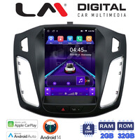 LM Digital - LM TN4501 GPS Οθόνη OEM Multimedia τυπου Tesla 9,7inch Ford Focus 2011 > 2018 (CarPlay/AndroidAuto/BT/GPS/WIFI/GPRS) electriclife