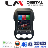LM Digital - LM TR8245 GPS Οθόνη OEM Multimedia τυπου Tesla 9,7inch Ford Ranger 2012 > 2015 (CarPlay/AndroidAuto/BT/GPS/WIFI/GPRS) electriclife