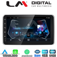 LM Digital - LM U8464 GPS Οθόνη OEM Multimedia Αυτοκινήτου universal 1din (CarPlay/AndroidAuto/BT/GPS/WIFI/GPRS) electriclife