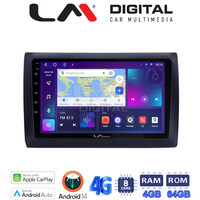 LM Digital - LM ZC8466 GPS Οθόνη OEM Multimedia Αυτοκινήτου για Fiat Stilo 2001 > 2007 (CarPlay/AndroidAuto/BT/GPS/WIFI/GPRS) electriclife