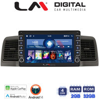 LM Digital - LM ZG4010 GPS Οθόνη OEM Multimedia Αυτοκινήτου για Toyota Corolla 2000-2007  (CarPlay/AndroidAuto/BT/GPS/WIFI/GPRS) electriclife