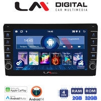 LM Digital - LM ZG4050 GPS Οθόνη OEM Multimedia Αυτοκινήτου για AUDI A4 (8E) 2001>2008 (CarPlay/AndroidAuto/BT/GPS/WIFI/GPRS) electriclife