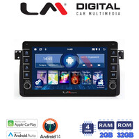 LM Digital - LM ZG4052 GPS Οθόνη OEM Multimedia Αυτοκινήτου για BMW Σειρά 3 (E46) 1998>2005  (CarPlay/AndroidAuto/BT/GPS/WIFI/GPRS) electriclife