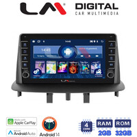 LM Digital - LM ZG4145 GPS Οθόνη OEM Multimedia Αυτοκινήτου για RENAULT MEGANE3 (CarPlay/AndroidAuto/BT/GPS/WIFI/GPRS) electriclife