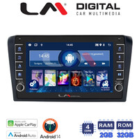 LM Digital - LM ZG4161 GPS Οθόνη OEM Multimedia Αυτοκινήτου για MAZDA 3 2003 > 2008 (CarPlay/AndroidAuto/BT/GPS/WIFI/GPRS) electriclife