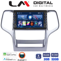 LM Digital - LM ZG4234 GPS Οθόνη OEM Multimedia Αυτοκινήτου για Jeep Gran Cherokee 2011 > 2013 (CarPlay/AndroidAuto/BT/GPS/WIFI/GPRS) electriclife