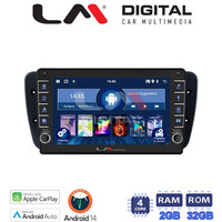 LM Digital - LM ZG4246 GPS Οθόνη OEM Multimedia Αυτοκινήτου για Seat Ibiza 2008 > 2015 (CarPlay/AndroidAuto/BT/GPS/WIFI/GPRS) electriclife